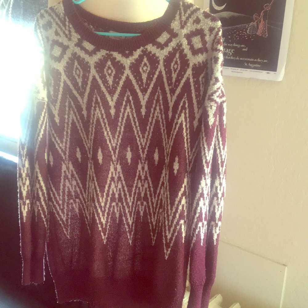 Medium Mossimo Supply Co. Plum Colored Sweater